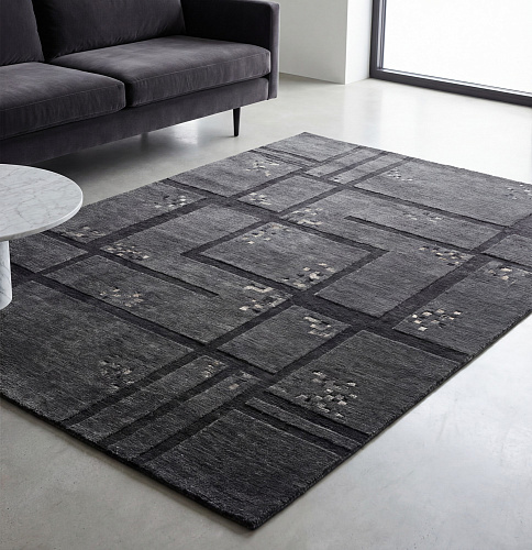 Эксклюзивті қолмен тоқылған кілем Basalt Grid