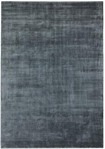 Ковер небесно-голубого цвета из вискозы Plain