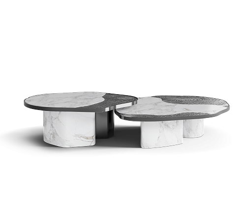 Набор столов Athena Calacatta Marble & Onyx