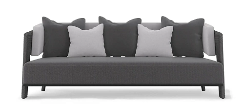 Диван Crown серый