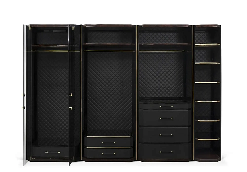 Гардероб черный Cadence