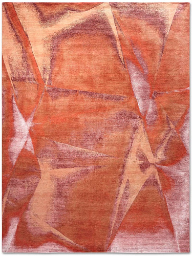 Роскошный ковер цвета ржаво-красного Rusty Red