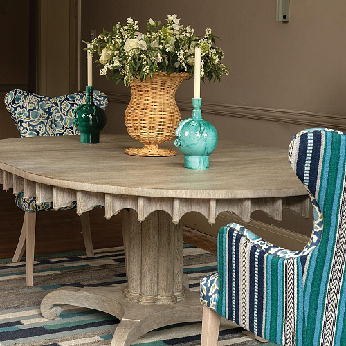 Овальный обеденный стол Longwood Greyed Oak