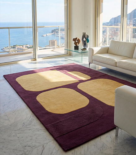Ковер Rounded Blocks Plum
