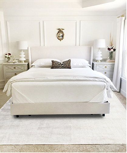 Ковер песочного цвета из вискозы Plain