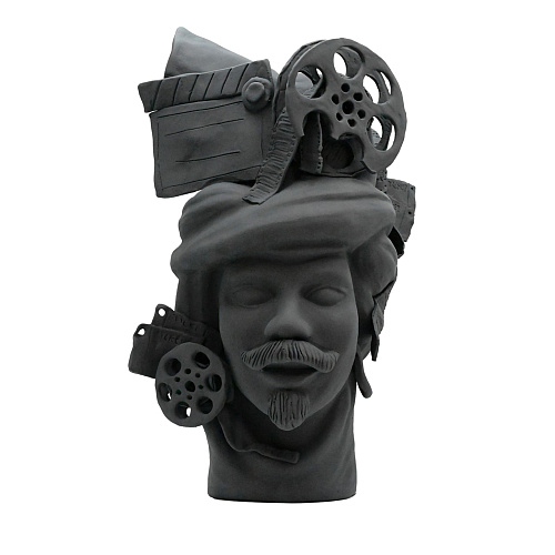 Скульптура серая матовая Moor's Head