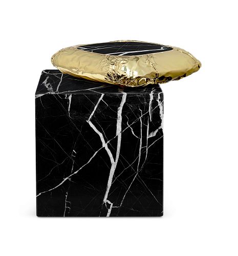 Приставной стол Megalith Nero Marquina