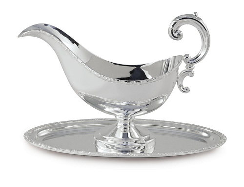 Соусник с блюдцем Royal Silver Sauce Boat