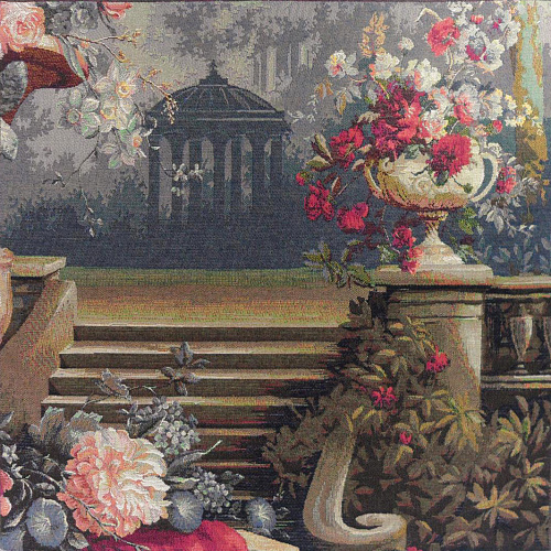 Гобелен «Киоск и букет»