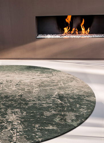 Дөңгелек кілем Dark Pine 8723