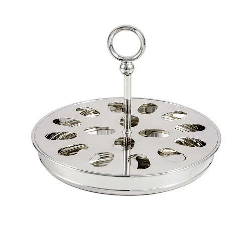 Поднос для макарунов на 16 ячеек Silver-Plated Macarons Tray