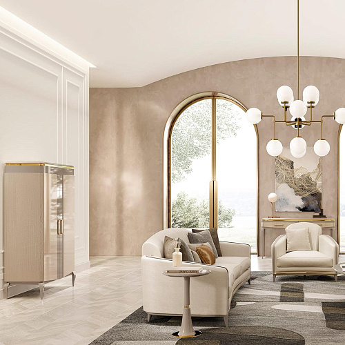 Трёхместный диван Elegance бежевый