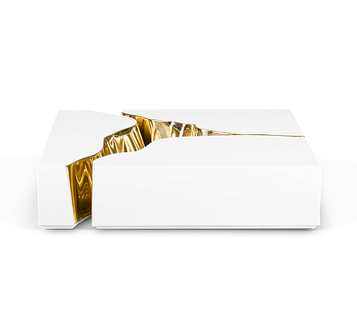 Журнальный стол Fissure White