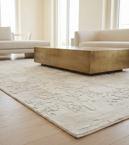 Қолмен тоқылған кілем Ivory Stone