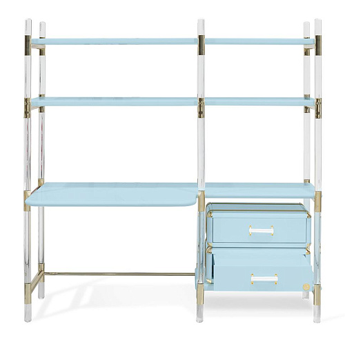 Книжная полка для детей Jigsaw Puzzle Blue