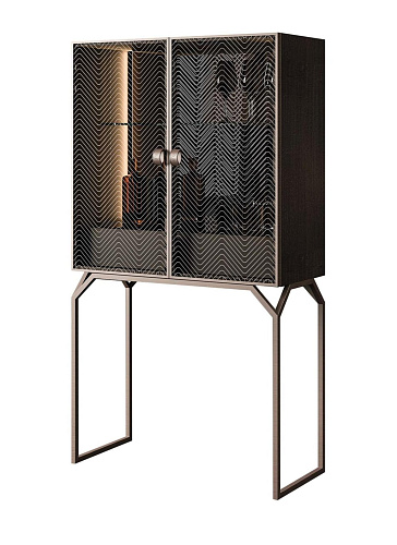 Барный шкаф Dragonfly из стекла