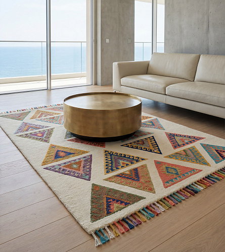 Дизайнерлік кілем Triangle Weave