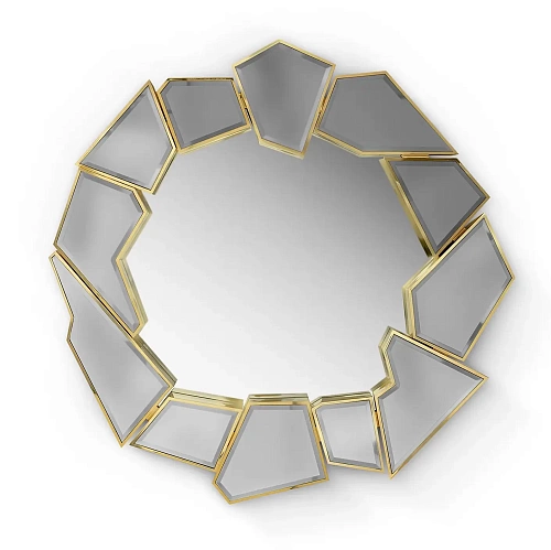 Круглое зеркало Shatter