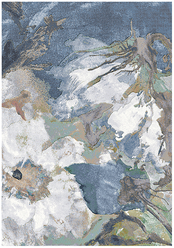 Ковер современный с цветочным узором Floral