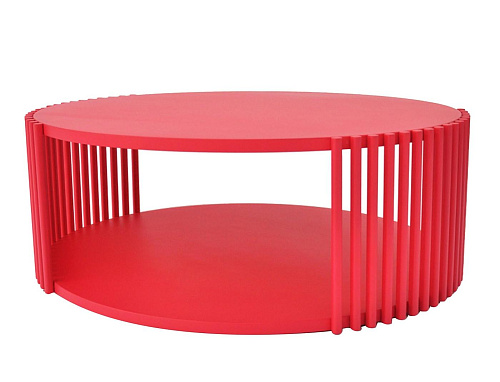 Роскошный большой красный столик из дуба