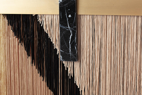 Қара қабырға айнасы Souk Black
