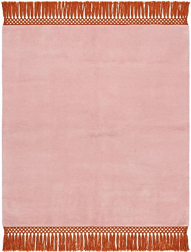 Ковер ручной работы Minimal Fringe Blush