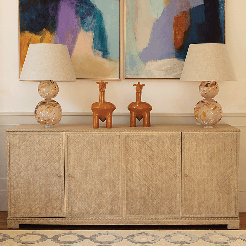 Буфет York Venetian White Oak