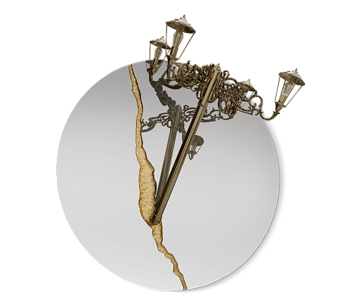 Круглое зеркало Illumina