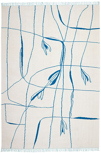 Ковер светло-синего цвета Ravie Bleu Clair