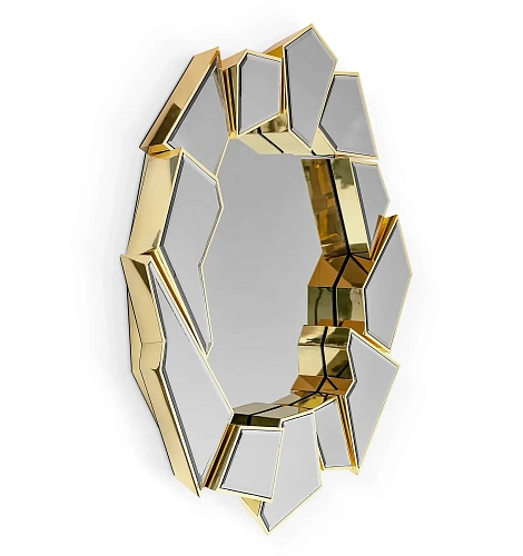 Круглое зеркало Shatter