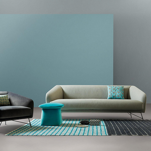 Пуф современный цвета тиффани Bulè