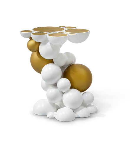 Приставной стол Orbit White