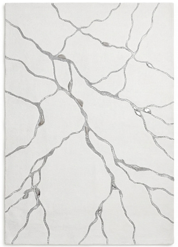 Ковер ручной работы Vein Marble White