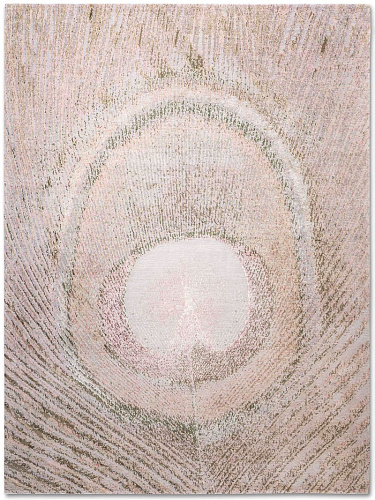 Роскошный ковер ручной работы Feathers