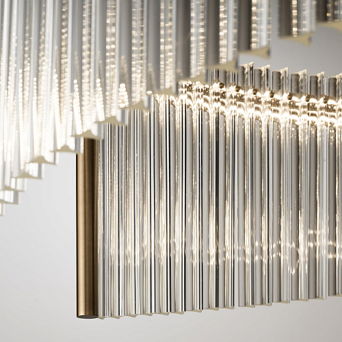 Murano мөлдір қос LED жарықты шандалы