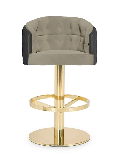 Поворотный барный стул Luxe