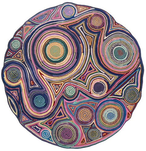 Круглый ковер большого размера Sushi