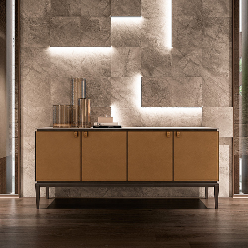 Буфет с металлической столешницей