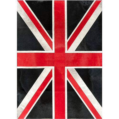 Ковер из коровьей шкуры Union Jack col.1