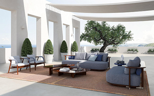 Фиксированный уличный диван Pedro