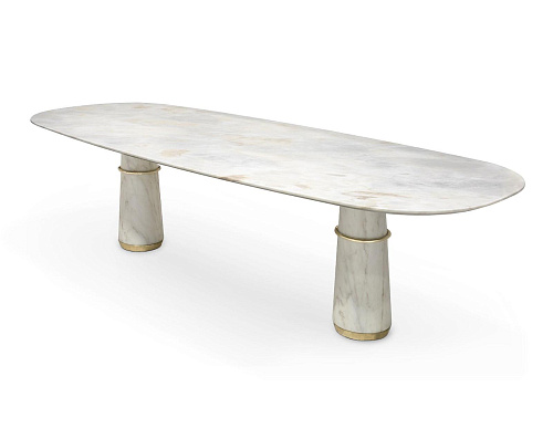 Обеденный стол из мрамора