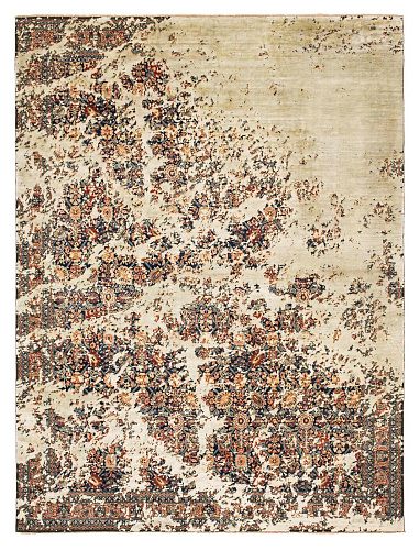 Ковер Tabriz Canal Sky Rocked Navyblue Silvergrey Silk