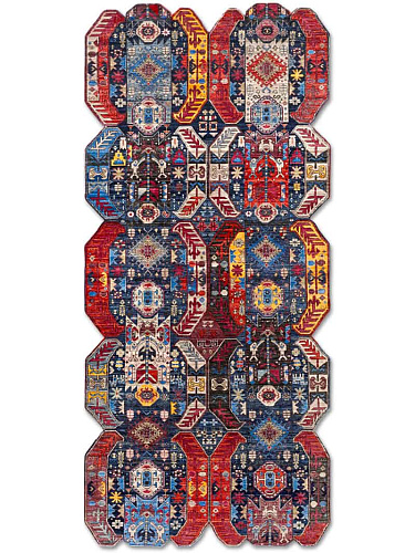 Роскошный кілем Multishape қолмен жасалған