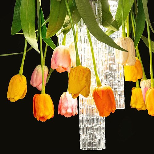 Маленькая круглая люстра Tulip