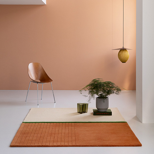 Ковер дизайнерский ручной работы Decor Rhythm Tangerine
