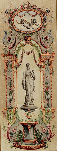 Гобелен «Статуя у двери Елисейского дворца»