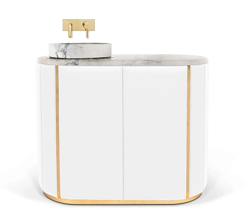 Тумба с раковиной Majestic White