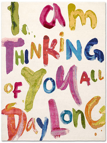 Роскошный ковер ручной работы I am thinking...