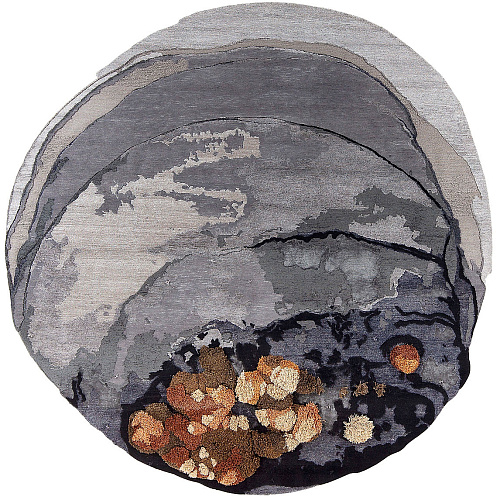 Ковер черного цвета Art Deco