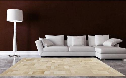 Ковер из коровьей шкуры Puzzle col.4